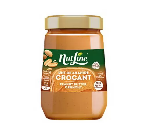 NUTLINE Unt de arahide crocant 340g