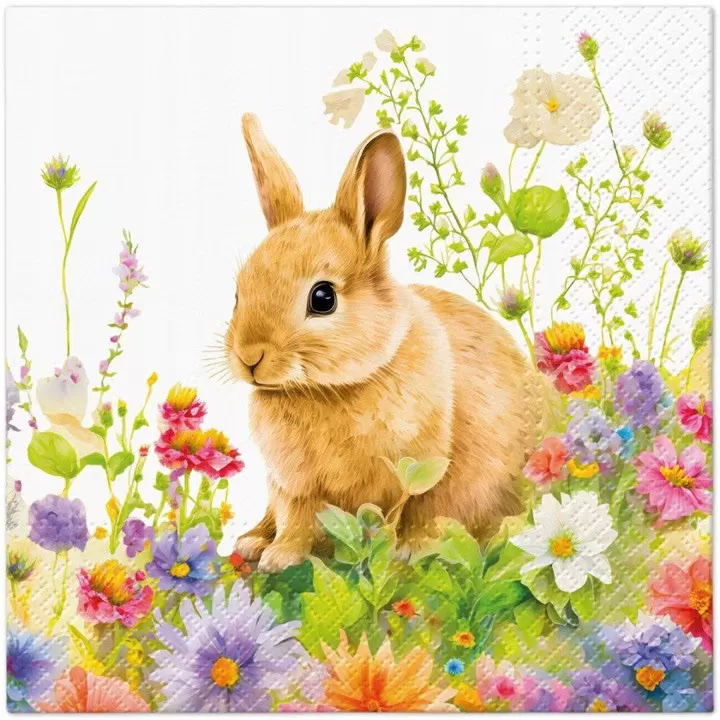 PAW Șervețele Colorate Mix 33*33*20buc 3str