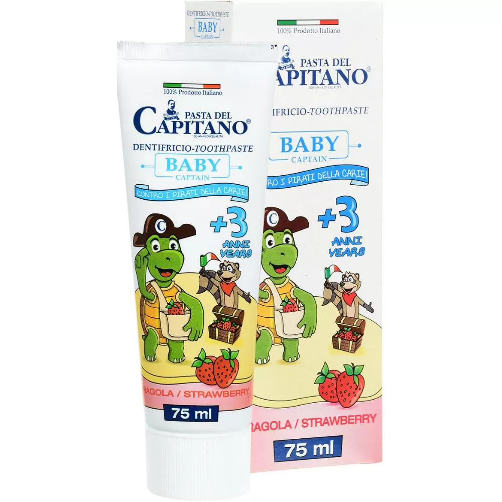 PASTA DEL CAPITANO Pasta de dinți Capșuna 75ml