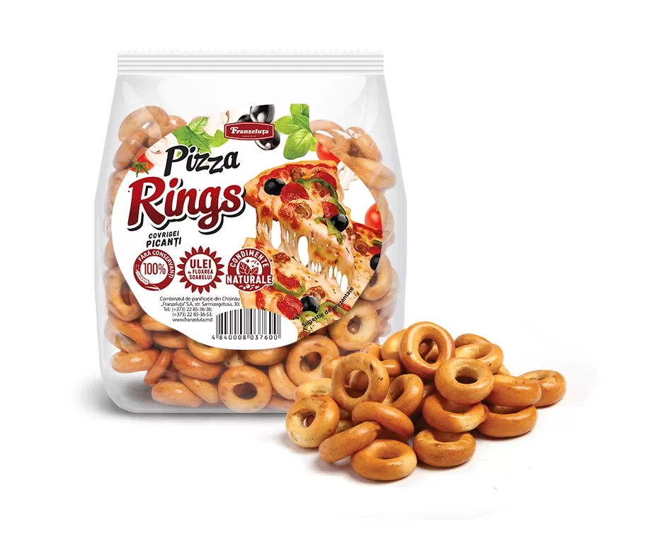 FRANZELUTA Covrigei Rings picanti 200g