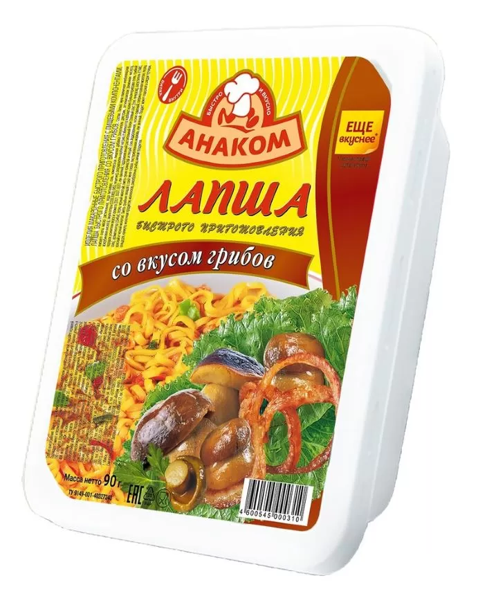 АНАКОМ Tăiței cu gust de ciuperci 90g 