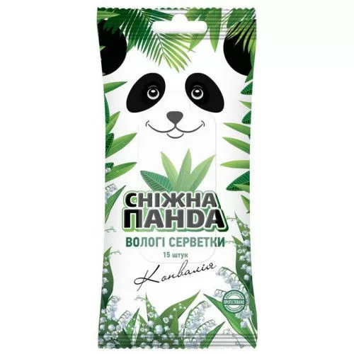 PANDA Șervețele umede 15buc 