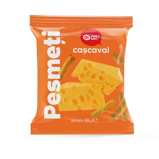 O! PRET MIC Pesmeti cascaval 100g