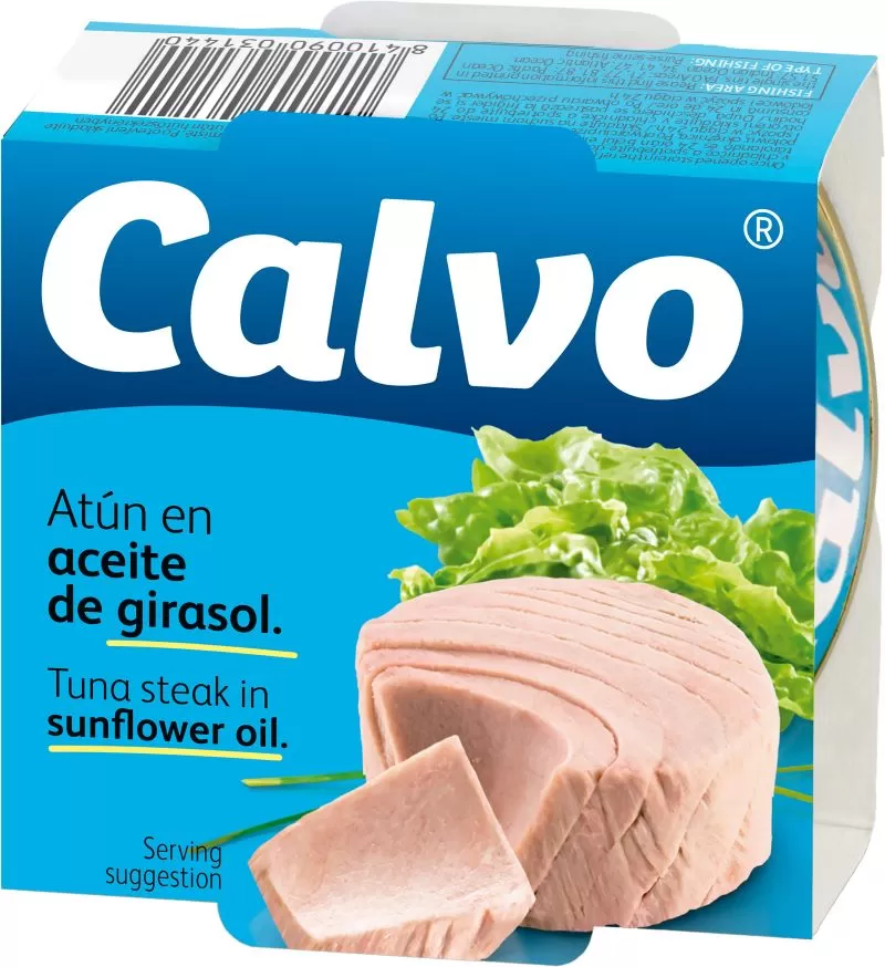 CALVO Ton în ulei vegetal 160g