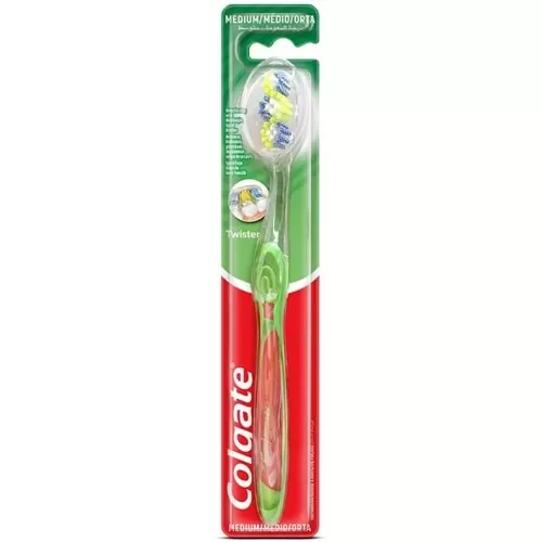 COLGATE Perie pentru dinți Twister mediu
