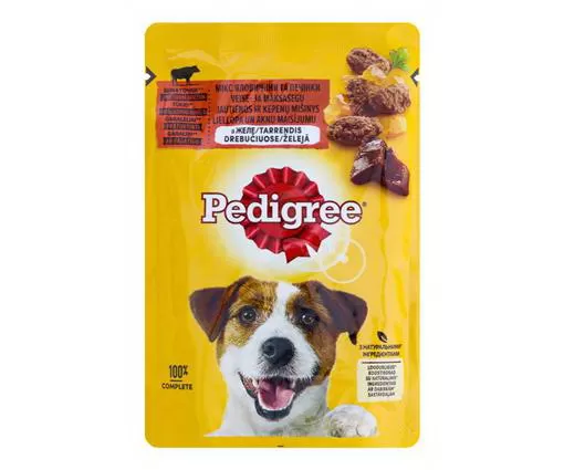 PEDIGREE Hrana umeda pentru caini Vita plic 100g