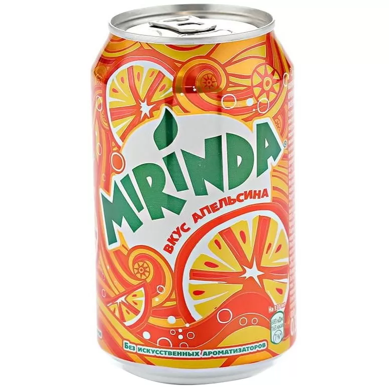 MIRINDA Băutură carbogazoasă orange 0.33l