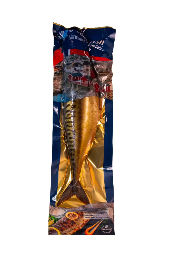 OCEAN FISH Macrou afumat fara cap, 300g