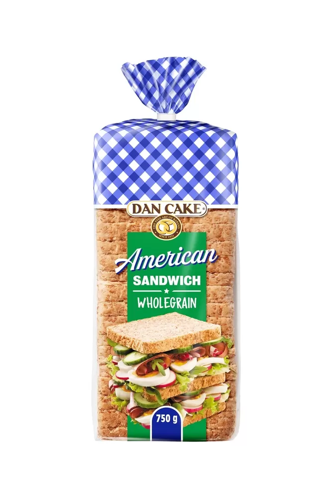 DAN CAKE Paine toast integrala 750g