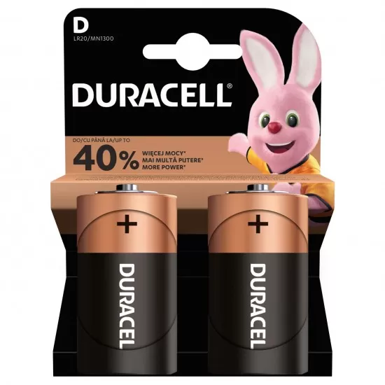 DURACELL Baterii D MN1300 K2 2 K