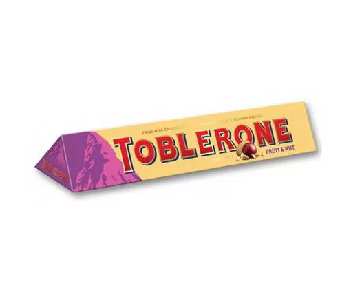 TOBLERONE Ciocolata cu lapte Stafide Nugat Miere Migdale 100g