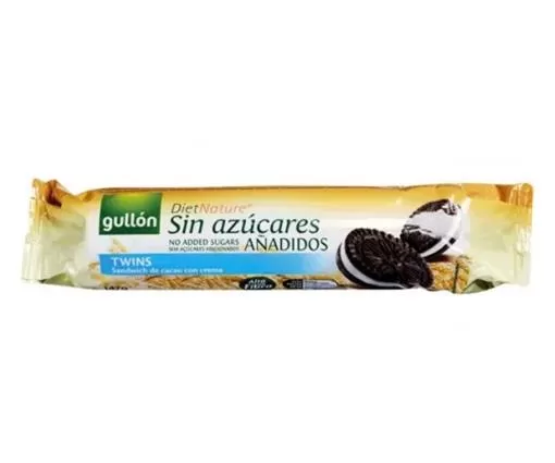 GULLON Biscuiti Twins Sandwich fara zahar 147g