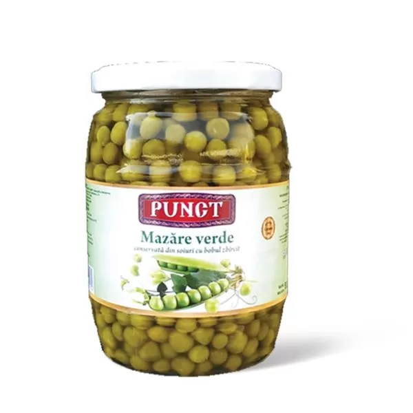 PUNCT Mazăre verde conservantă 720ml 