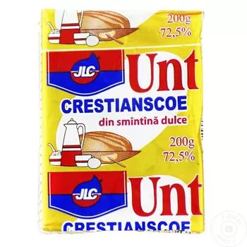 JLC Unt din  smântână dulce Țărănesc 72.5%,  200g