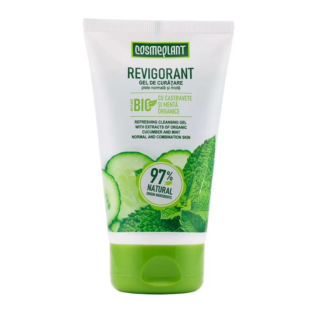 COSMEPLANT Gel pentru curățare castravete și mentă 150ml