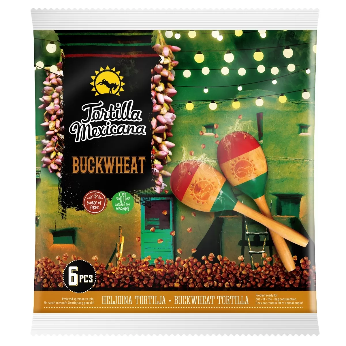 TORTILLA MEXICANA de hrișcă 390g 