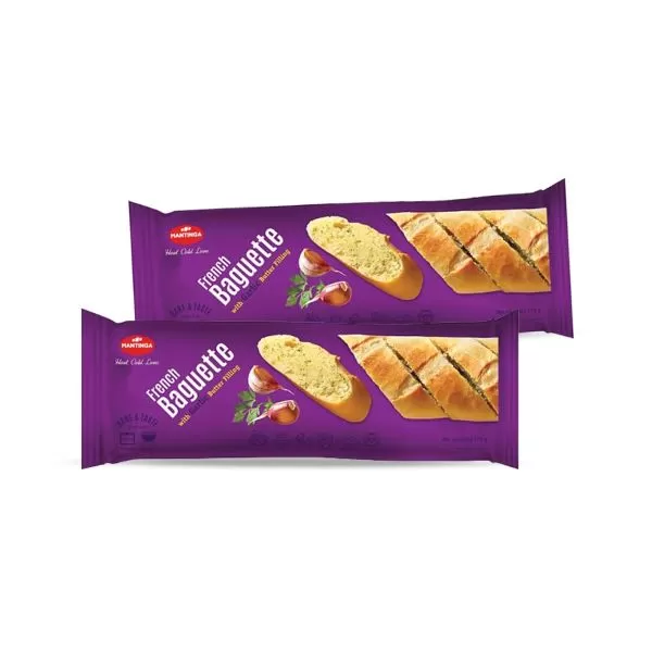 MANTINGA Baghetă franceză congelată unt și usturoi 175g