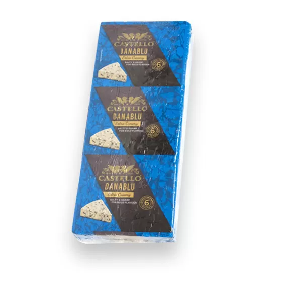 CASTELLO Cascaval DANISH BLUE Extra Creamy 60%,  kg