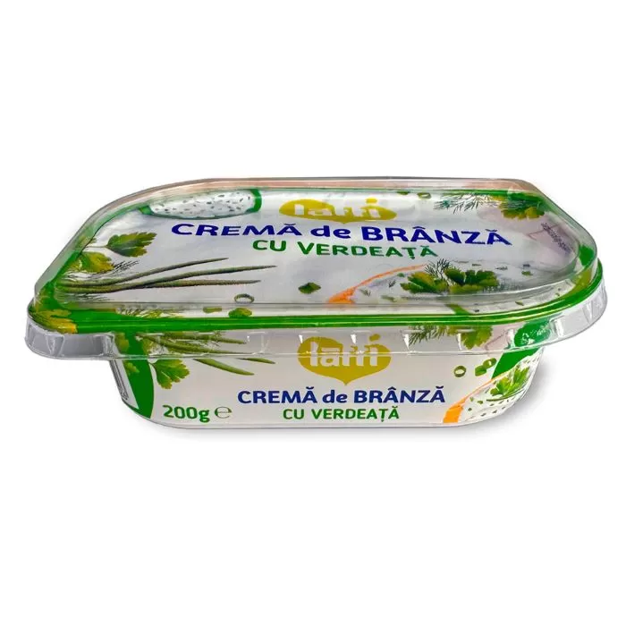 LATTI Cremă de brânză ”Cu verdeață” 200g,   70%