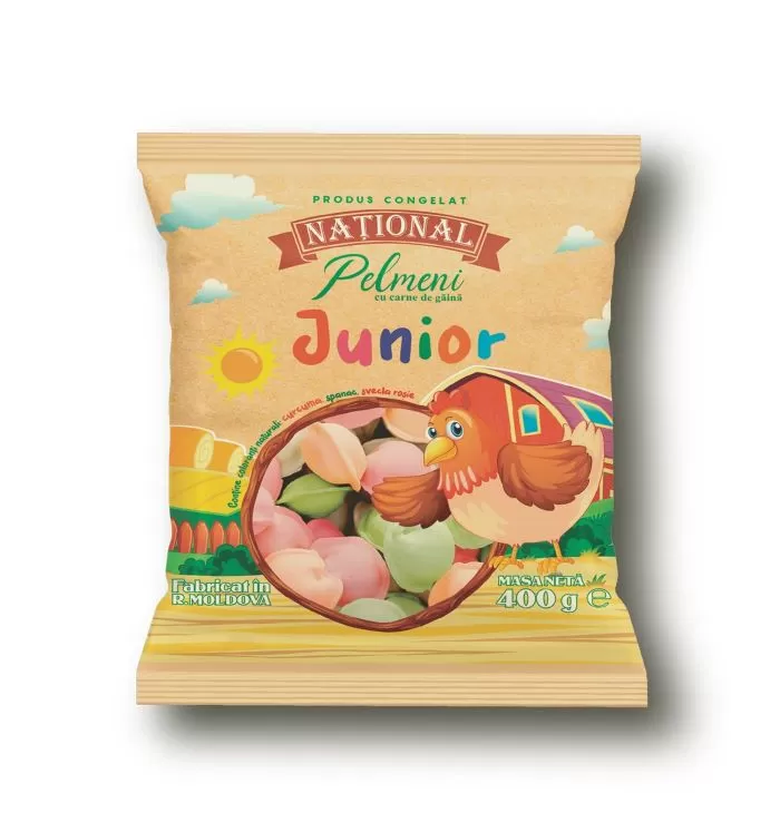 NATIONAL Pelmeni Junior cu carne de găină 400g
