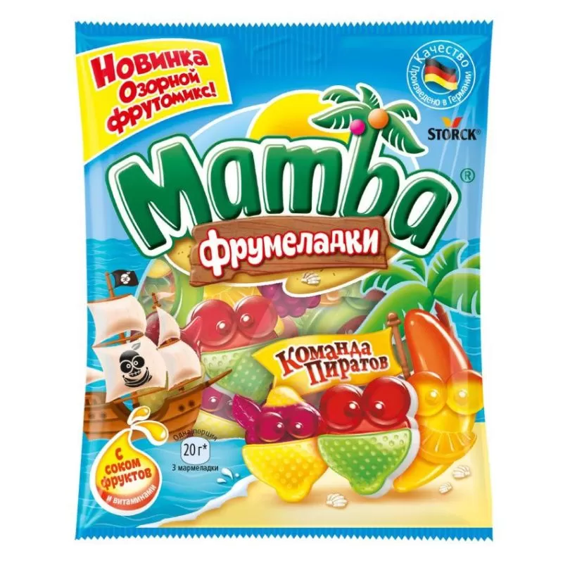 MAMBA Marmelada Echipa Piraților 70g