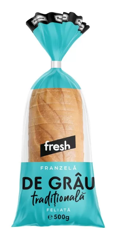 FRANZELUȚA Franzelă De Grâu Tradițională feliată amb. C1, 500g
