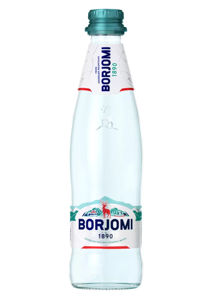 BORJOMI Apă minerală gazată st. 0.33l