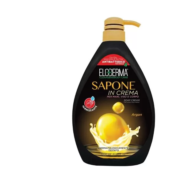 ELODERMA Săpun-cremă antibacterian Argan 1l
