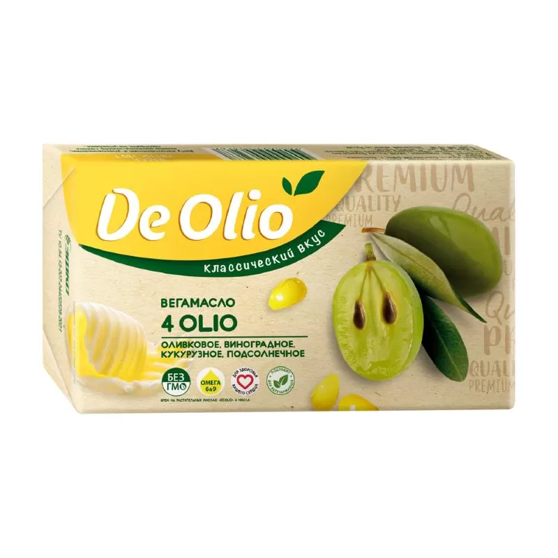 DE OLIO Crema Tartinabila 4 uleiuri  72,5%, 180g
